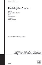 G.F. Händel et al.: Hallelujah, Amen (from  Judas Maccabaeus ) 3-Part Mixed