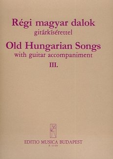 D. Benk_: Alte ungarische Lieder 3, GesGit