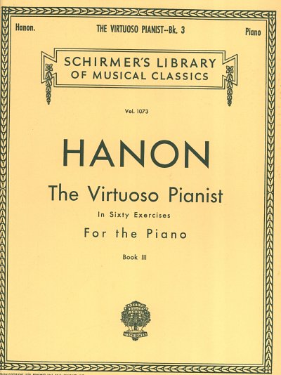C.-L. Hanon: The Virtuoso Pianist in 60 Exercises 3, Klav