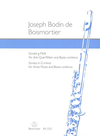 J.B. de Boismortier: Sonate für drei Flöten (Oboen, Violinen) und Basso continuo g-Moll op. 34/1