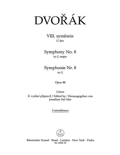 A. Dvo_ák: Symphonie Nr. 8 G-Dur op. 88, Sinfo (KB)