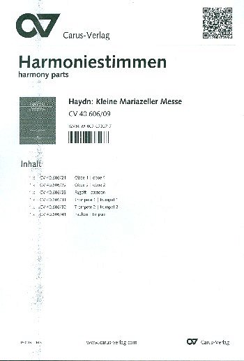 J. Haydn: Missa Cellensis in C, GesGchOrchOr (HARM)