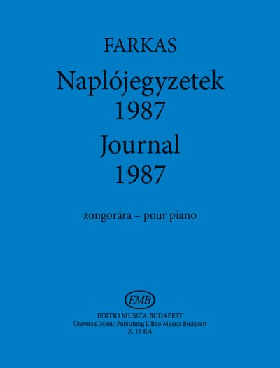 F. Farkas: Journal 1987, Klav