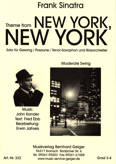 J. Kander: New York, New York, Blaso;Ges (Dir+St)