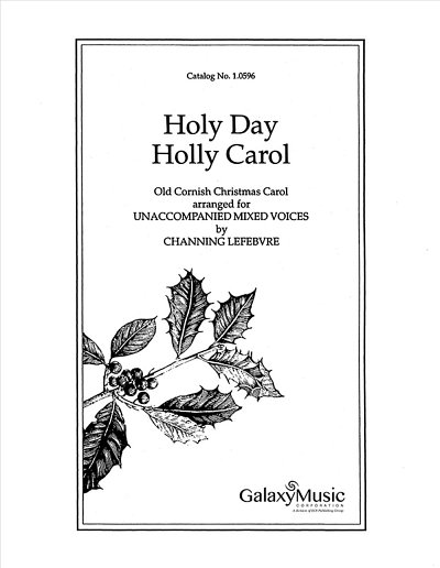 Holy Day, Holly Carol, Gch;Klav (Chpa)
