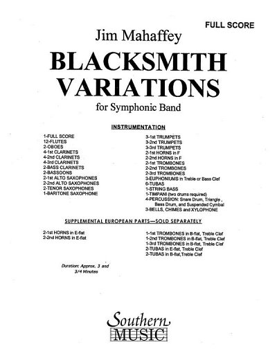 Blacksmith Variations, Blaso (Part.)