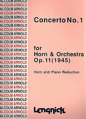 M. Arnold: Horn Concerto Nr 1, HrnKlav (Bu)
