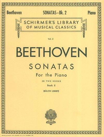 L. van Beethoven: Sonatas - Book 2