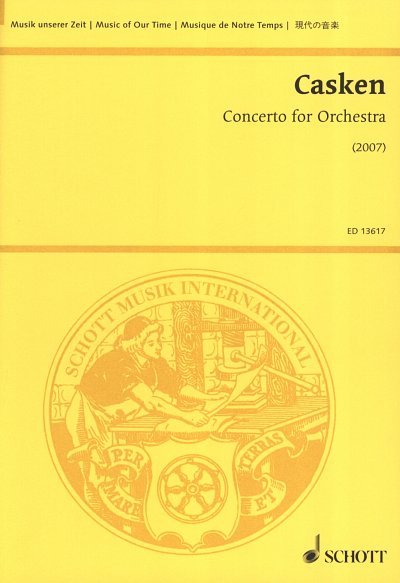 J. Casken: Concerto for Orchestra , Orch (Stp)