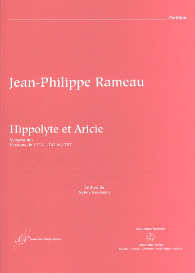 J.-P. Rameau: Hippolyte et Aricie - Symphonien, Sinfo (Part)
