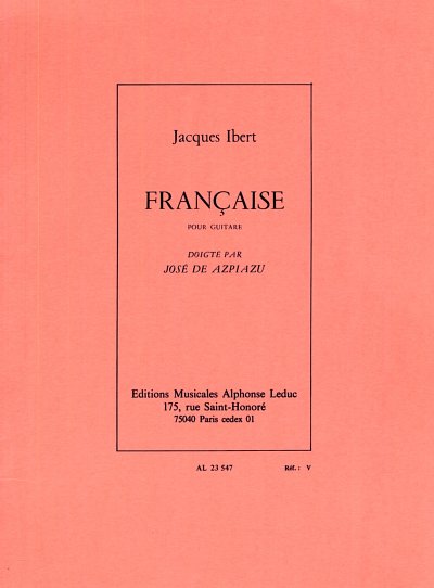 J. Ibert: Française