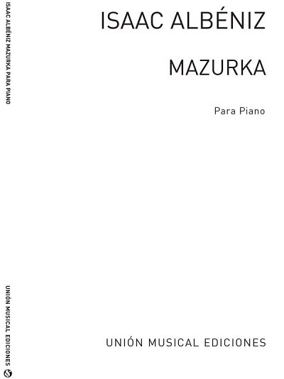 I. Albéniz: Mazurka No.10, Klav
