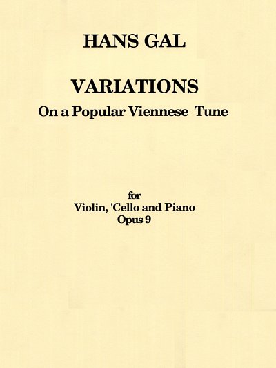 H. Gál: Variationen op. 9 , VlVcKlv