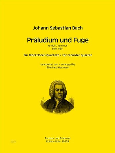 J.S. Bach: Präludium und Fuge BWV 885, 4Blf (Pa+St)