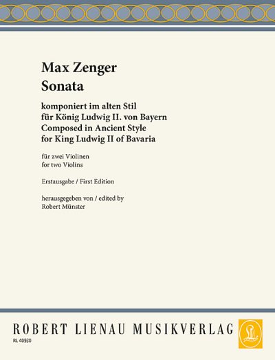 DL: M. Zenger: Sonata, 2Vl (Part.)