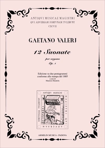12 Sonate Per Organo Op. 1
