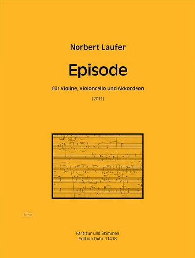 N. Laufer: Episode, VlVcAkk (Pa+St)