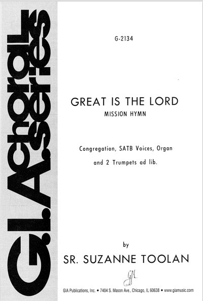 Great is the Lord: Mission Hymn, Gch;Klav (Chpa)