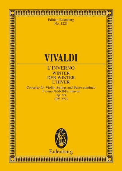 DL: A. Vivaldi: Die vier Jahreszeiten, VlStrBc (Stp)