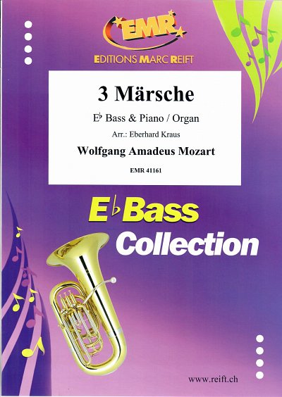 W.A. Mozart: 3 Märsche, TbEsKlv/Org