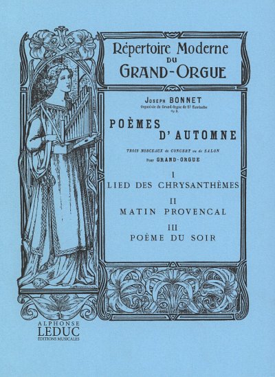 Bonnet: Poèmes d'automne, Org (Org)