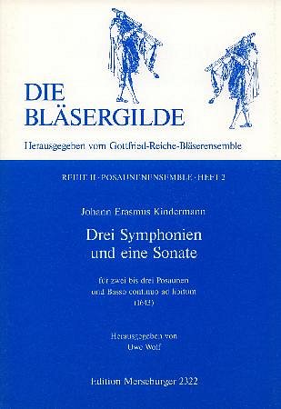 J.E. Kindermann: 3 Sinfonien und eine Sonate