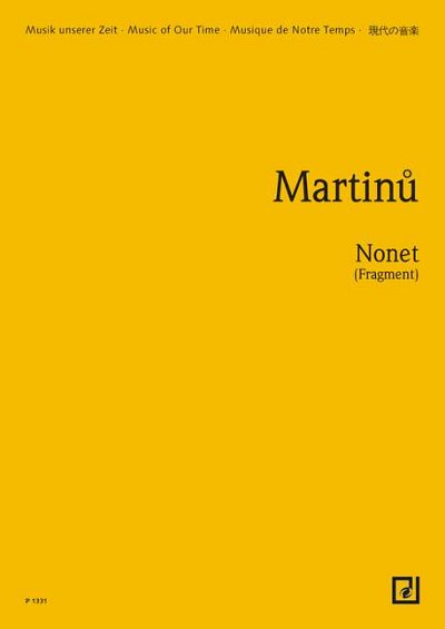 B. Martinů: Nonet