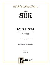 Suk: Four Pieces, Op. 17 (Volume II)