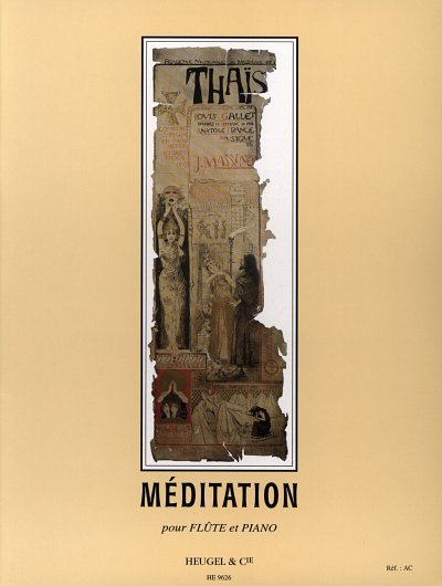 J. Massenet: Méditation de Thaïs, pour Flûte et, FlKlav (Bu)