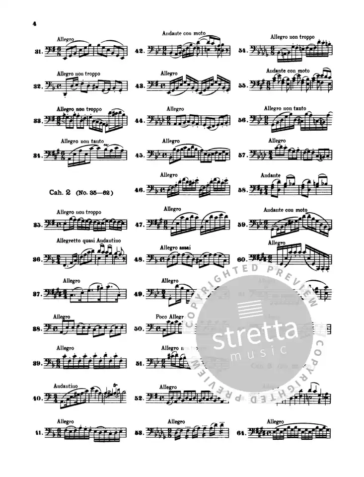 F. Dotzauer: 113 Violoncello-Etüden 1, Vc (2)