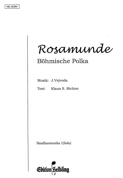 J. Vejvoda et al.: Rosamunde