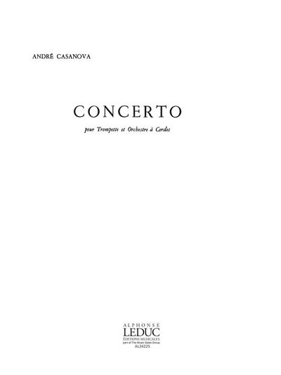 Concerto -Trompette Orchestre A Strings, TrpKlav (KlavpaSt)