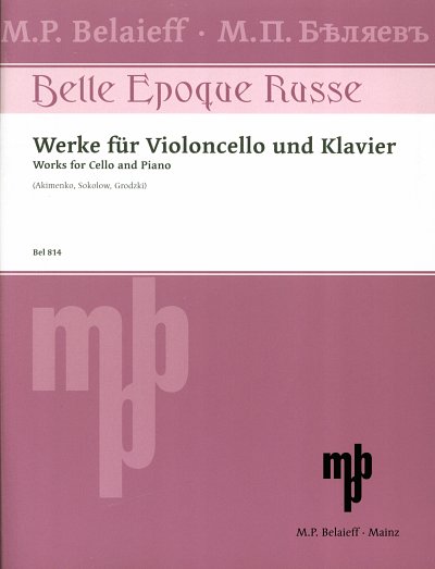 F. Akimenko: Werke für Violoncello und Klavier, VcKlav
