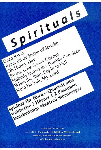 (Traditional): Spirituals, 4Hrn/2Hrn2Po (Pa+St)