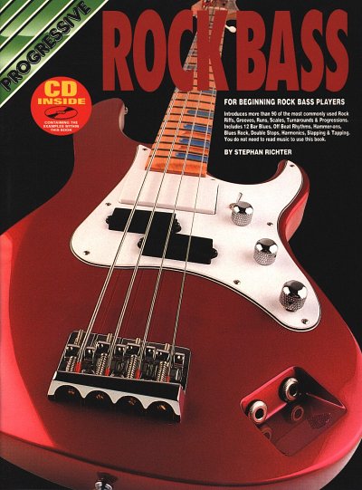 S. Richter: Progressive Rock Bass, E-Bass (Bu+CD)