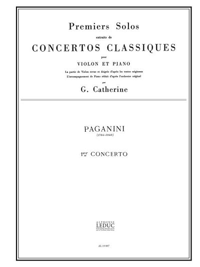 N. Paganini: Premier Solo Extrait concerto No.1