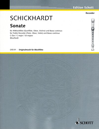 J.C. Schickhardt: Sonate C-Dur , AbflBc