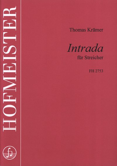 Th. Krämer: Intrada für Streicher (Part.)