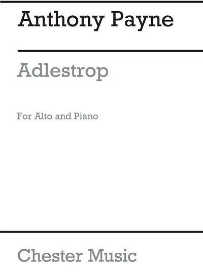 A. Payne: Adlestrop for Soprano and Piano (A4 Score)