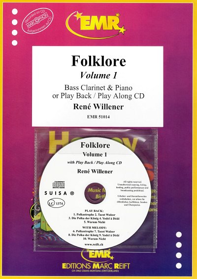 R. Willener: Folklore Volume 1, Bklar (+CD)