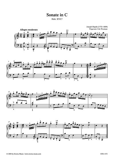DL: J. Haydn: Sonate C-Dur Hob. XVI:7
