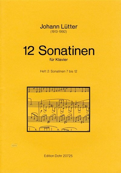 J. Lütter: 12 Sonatinen Vol. 2, Klav (Part.)
