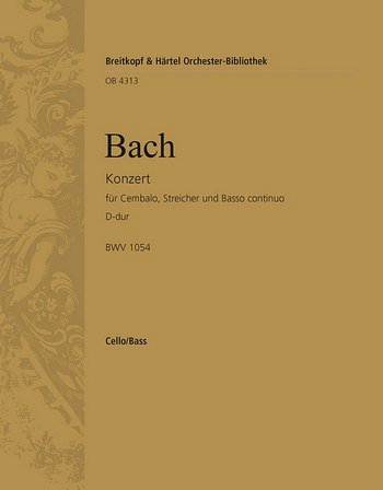 J.S. Bach: Cembalokonzert D-dur BWV 1054 (VcKb)