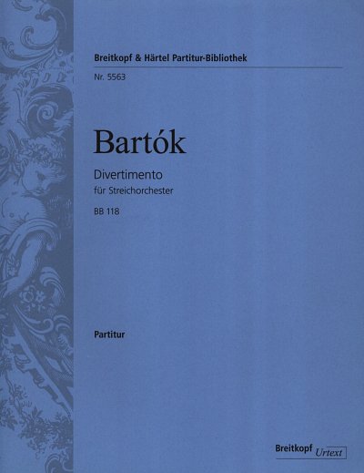 B. Bartok: Divertimento BB 118, Stro (Part.)