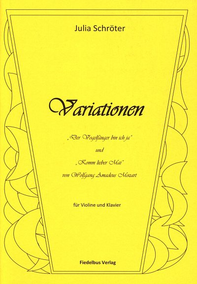 W.A. Mozart: Variationen , VlKlav (KA+St)
