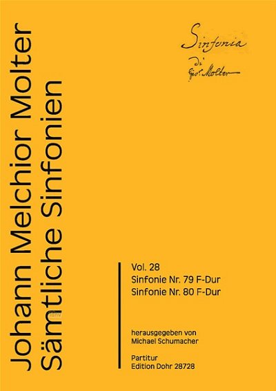J.M. Molter: Sinfonien Nr. 79 & 80 (Part.)