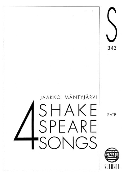 J. Mäntyjärvi: 4 Shakespeare Songs, GCh4 (Part.)