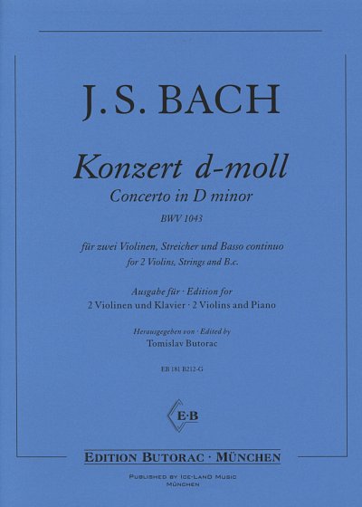 J.S. Bach: Konzert d-moll BWV 1043, 2VlKlav (KlaPa+St)
