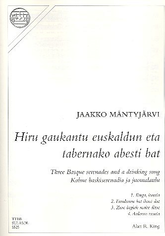 J. Mäntyjärvi: Hiru Gaugantu Euskaldun Eta Tabernako Abesti Bat