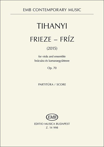 L. Tihanyi: Frieze op. 70, VaKamens (Part.)